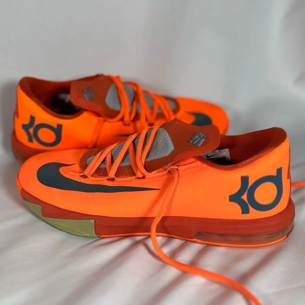 Nike KD 6 “NYC 66” limited edition basketball shoes bright orange 6Y or women 8